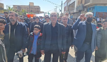 حضور شگفت انگیز و پور شور رئیس و همکاران مرکز در راهپیمایی روز جهانی قدس