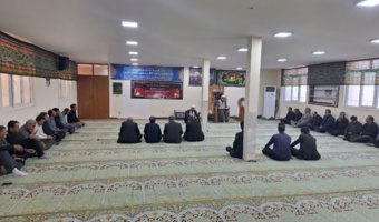 برگزاری مراسم عزاداری روز ششم محرم در جهاد کشاورزی زابل