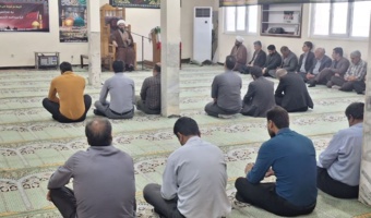 برگزاری مراسم سوگواری ایام پایانی ماه صفر و گرامیداشت شهادت قائد امت در نمازخانه اداره جهاد کشاورزی زابل
