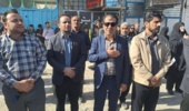 حضور پرشور همکاران مرکز تحقیقات و آموزش کشاورزی و منابع طبیعی سیستان در راهپیمایی ۱۳ آبان