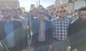 حضور پر شور کارکنان مرکز تحقیقات و آموزش کشاورزی و منابع طبیعی سیستان در راهپیمایی 13 آبان