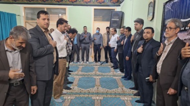 برگزاری مراسم معنوی عزاداری شهادت حضرت فاطمه الزهرا (س) در ادارع شیلات سیستان