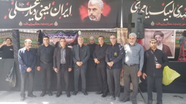 حضور رئیس و همکاران مرکز در موکب جهاد کشاورزی استان در بارگاه منور رضوی