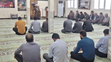 برگزاری مراسم سوگواری ایام پایانی ماه صفر و گرامیداشت شهادت قائد امت در نمازخانه اداره جهاد کشاورزی زابل